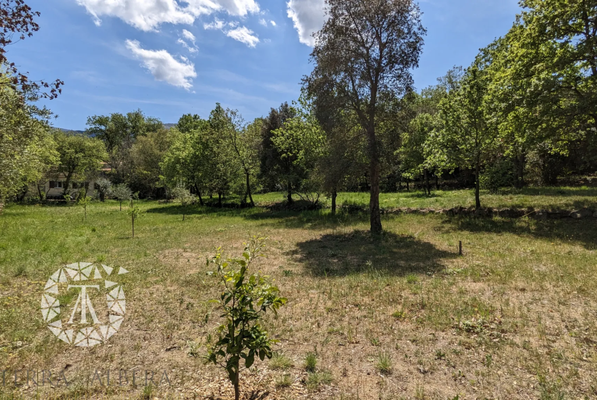 Grand terrain constructible à Laroque des Albères avec vue 