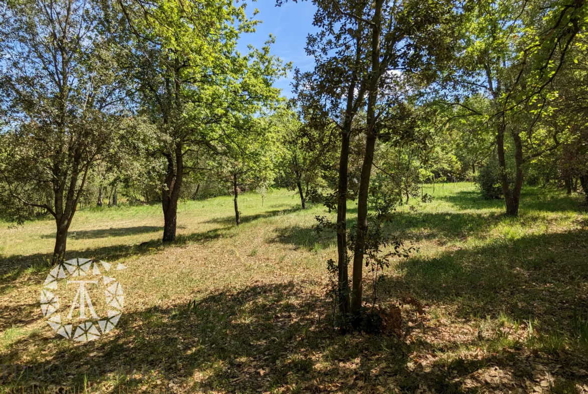 Grand terrain constructible à Laroque des Albères avec vue 