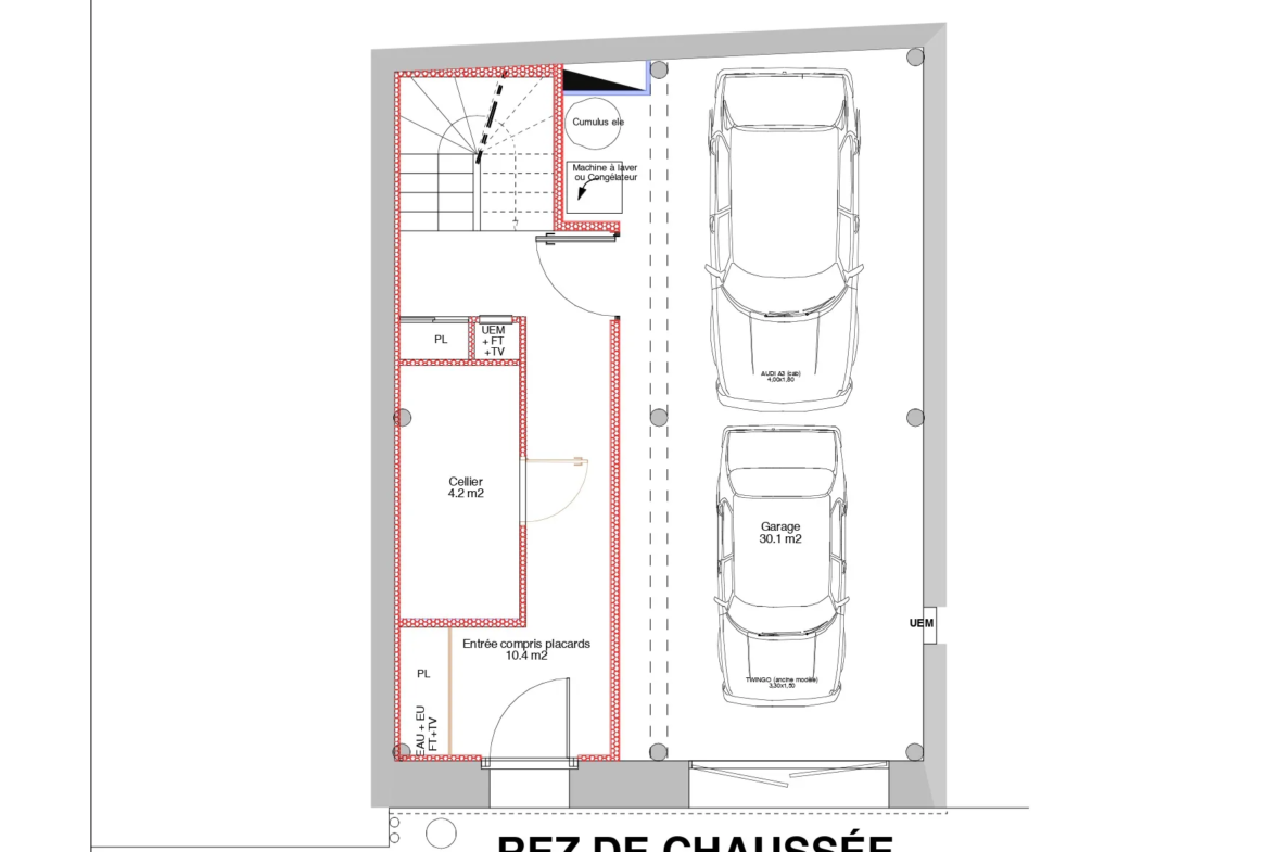 Maison de ville à vendre à Metz - 93 m² 