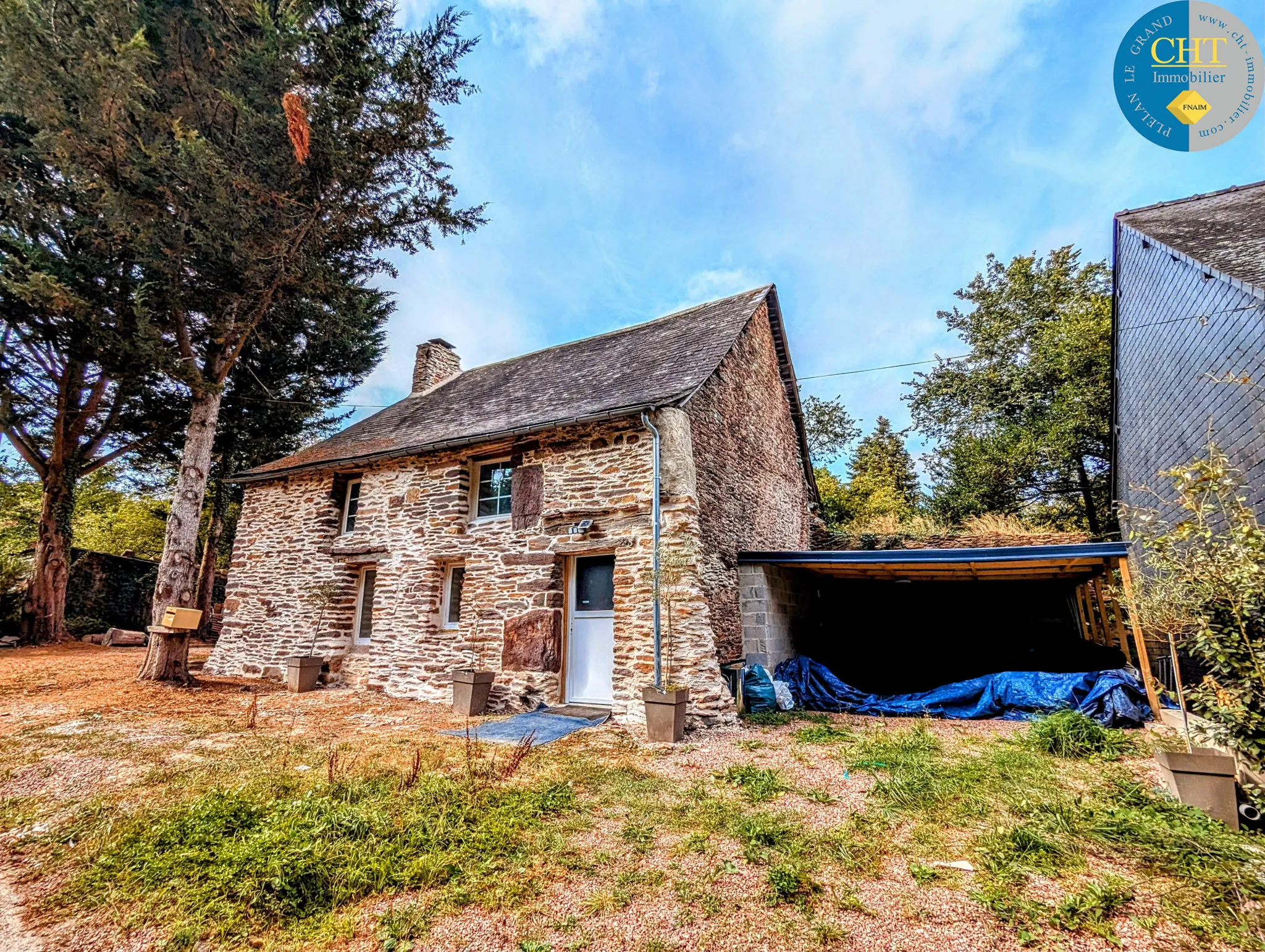 Charmante maison en pierres avec 3 chambres à Beignon (56) 