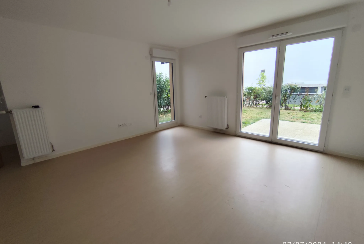 Appartement F3 Neuf à Cergy avec Jardin et Terrasse 