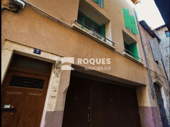 Appartement T3 à rénover à Lodève, 57 m², avec garage et cave