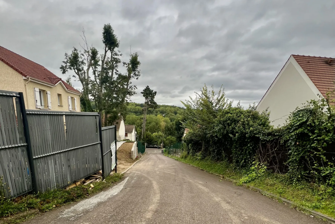 Terrain constructible à Hardricourt - Vue sur les forêts de Vexin 