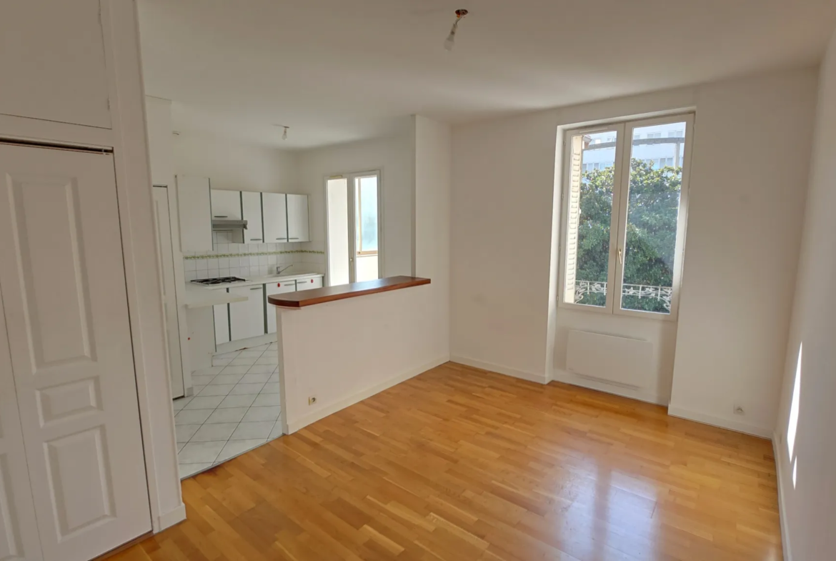 Appartement lumineux 2 pièces à Villeurbanne près du métro Gratte-Ciel 