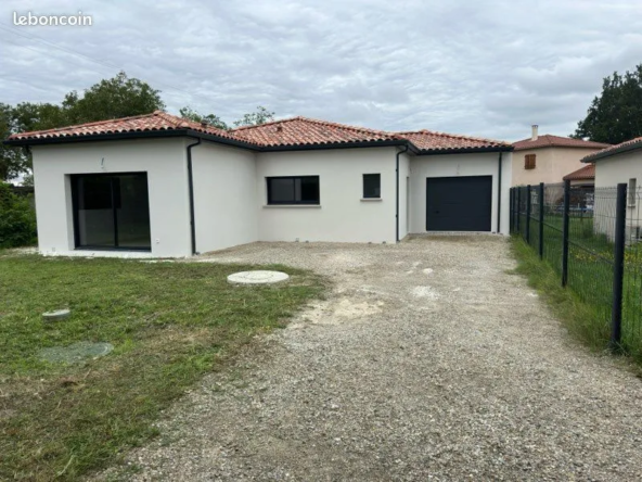 Villa récente de 102 m² avec terrain à Auterive