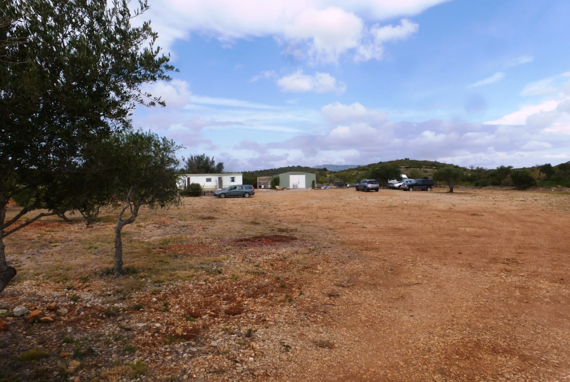 Terrain de Loisirs de 4480 m² à Fitou avec Mobilhome 