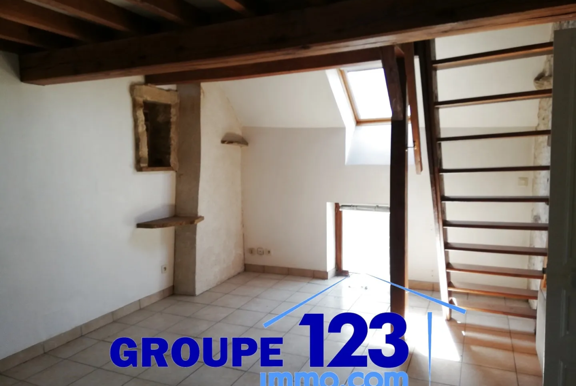 Appartement duplex au cœur d'Aillant avec charme et sécurité 