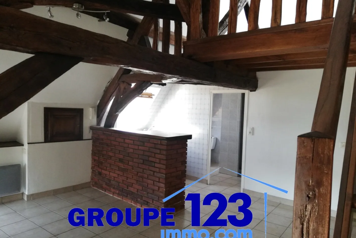 Appartement duplex au cœur d'Aillant avec charme et sécurité 