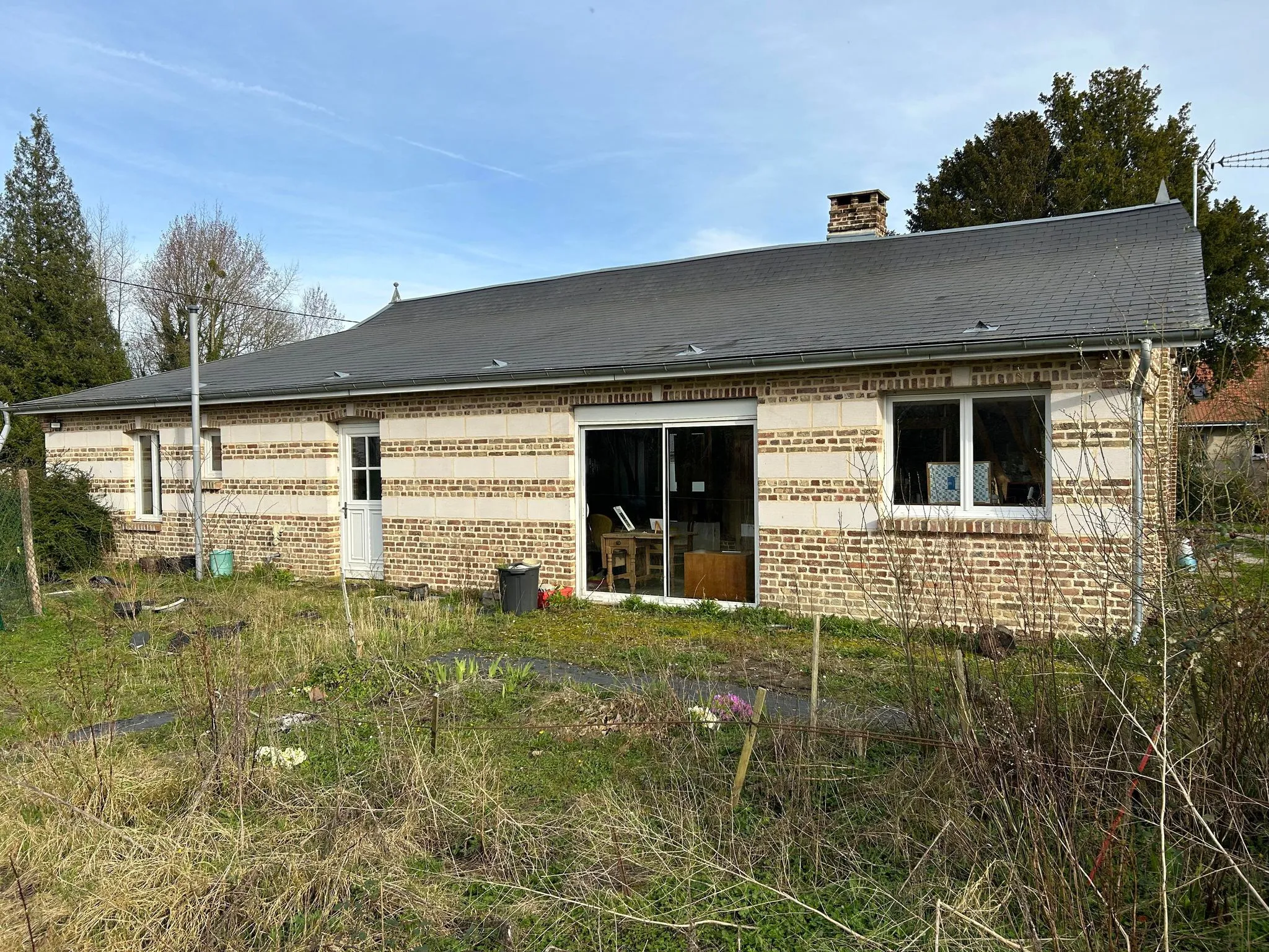 À vendre : Longère rénovée de plain-pied à 20 minutes d'Abbeville 