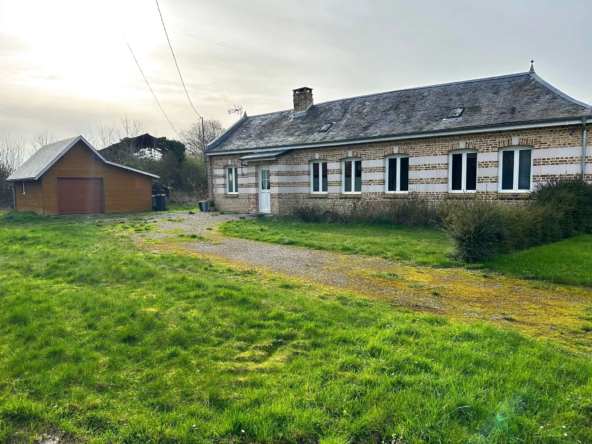 À vendre : Longère rénovée de plain-pied à 20 minutes d'Abbeville