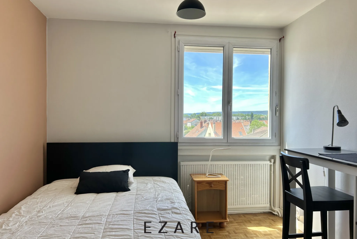 À vendre : Appartement T5 avec balcon à Dijon - Quartier Chevreul 