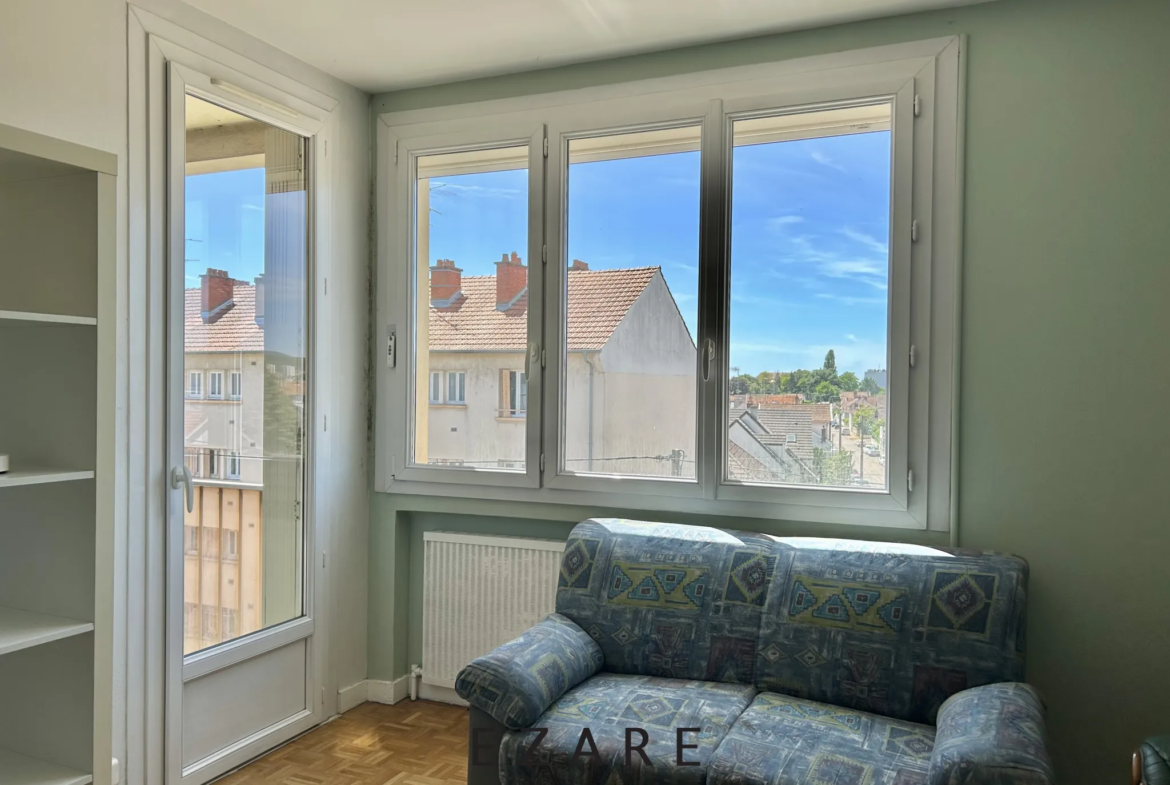 À vendre : Appartement T5 avec balcon à Dijon - Quartier Chevreul 