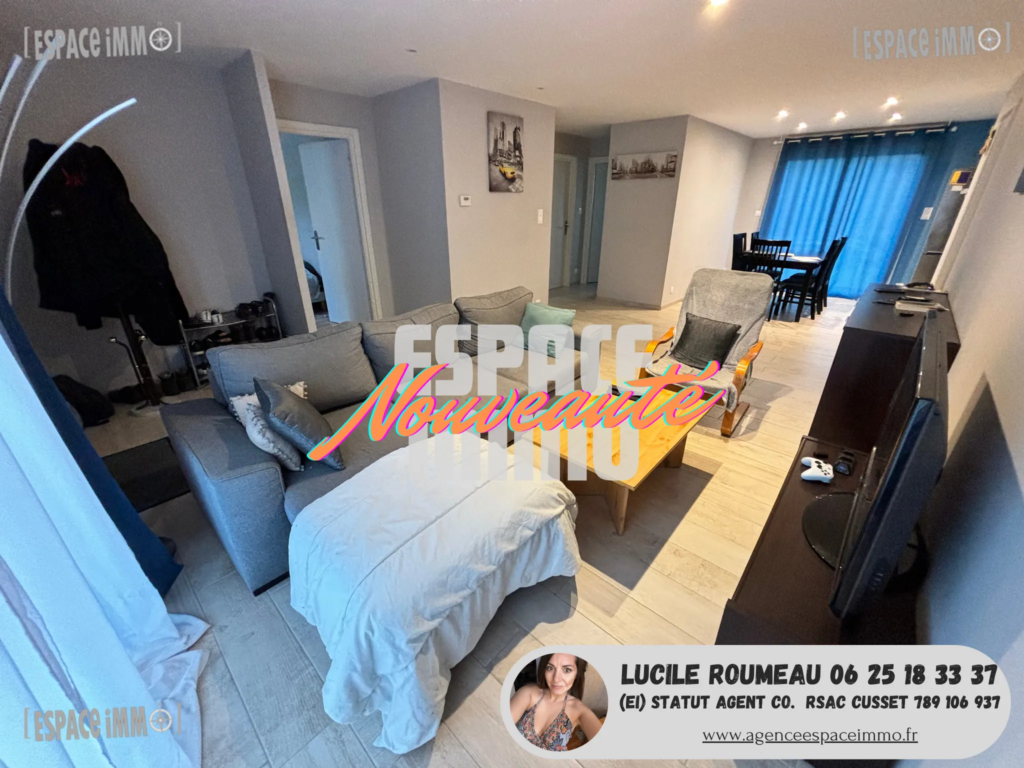 Maison de plain-pied à vendre à Cusset - 84 m², 3 chambres