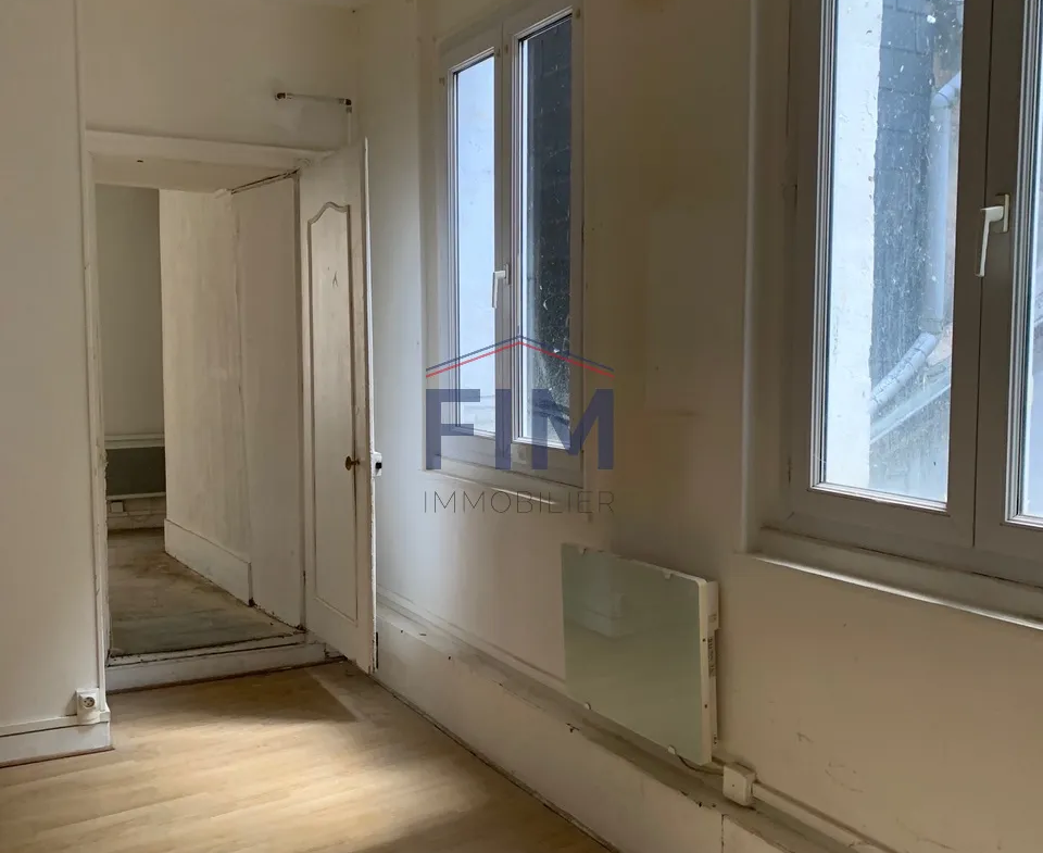 Bel Appartement F3 à Dieppe, Centre Ville 