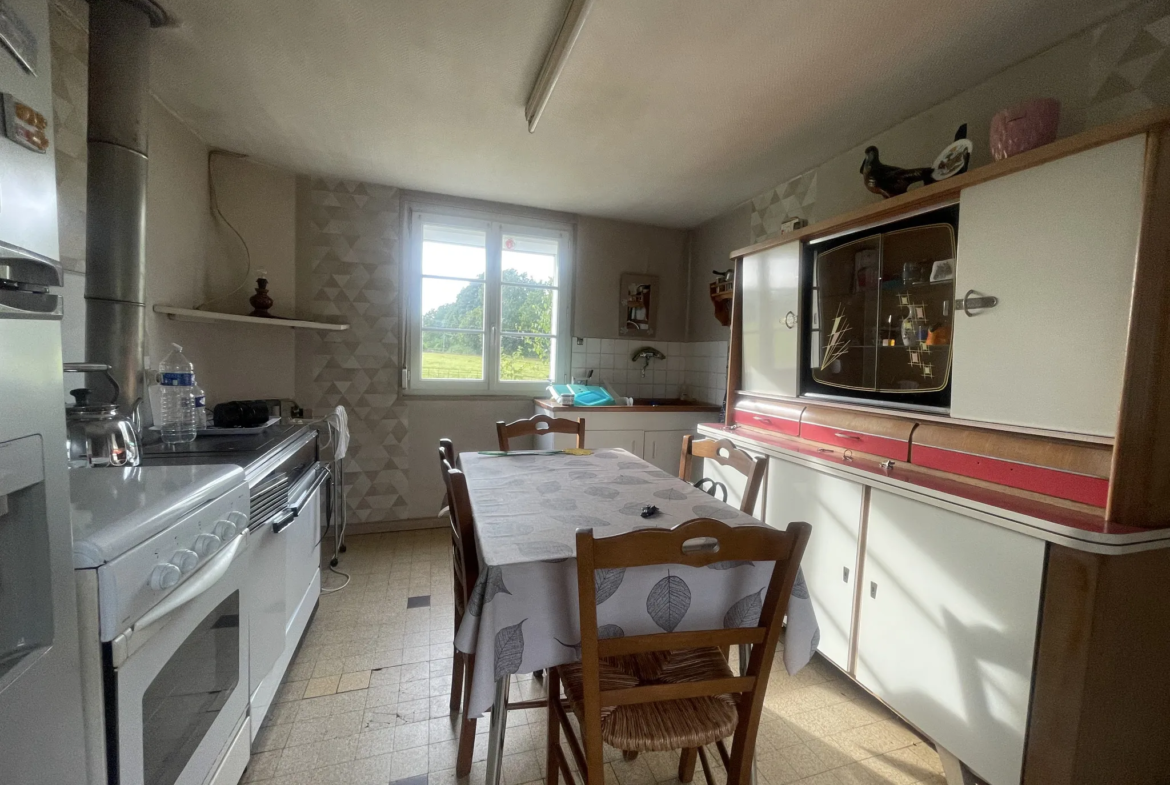 Maison de type longère au calme à Montviette 