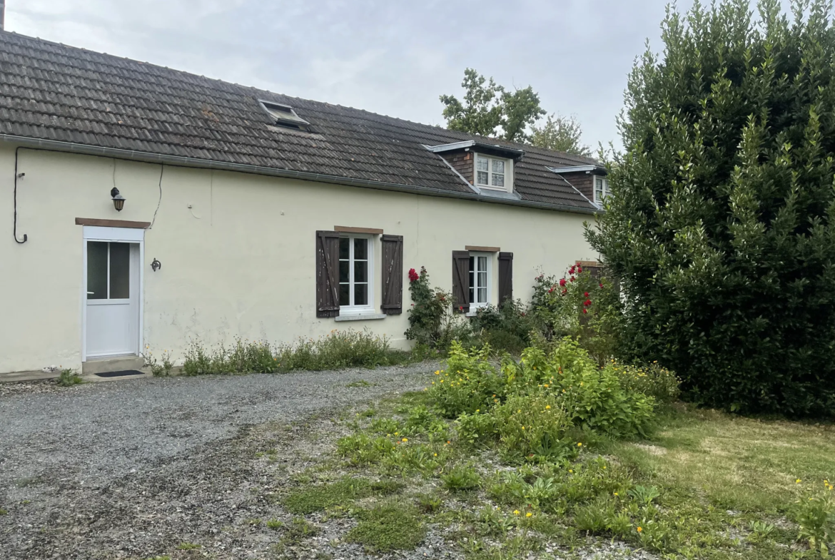 Maison de type longère au calme à Montviette 