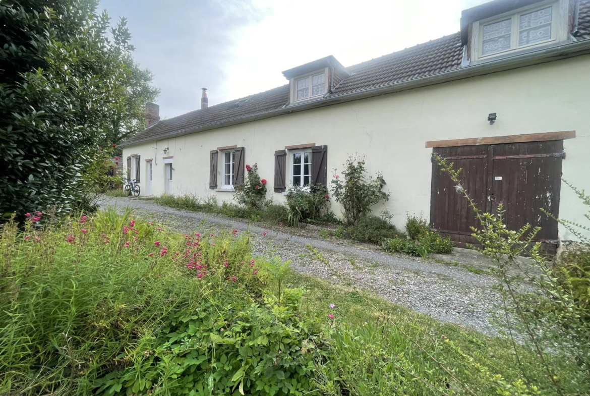 Maison de type longère au calme à Montviette 