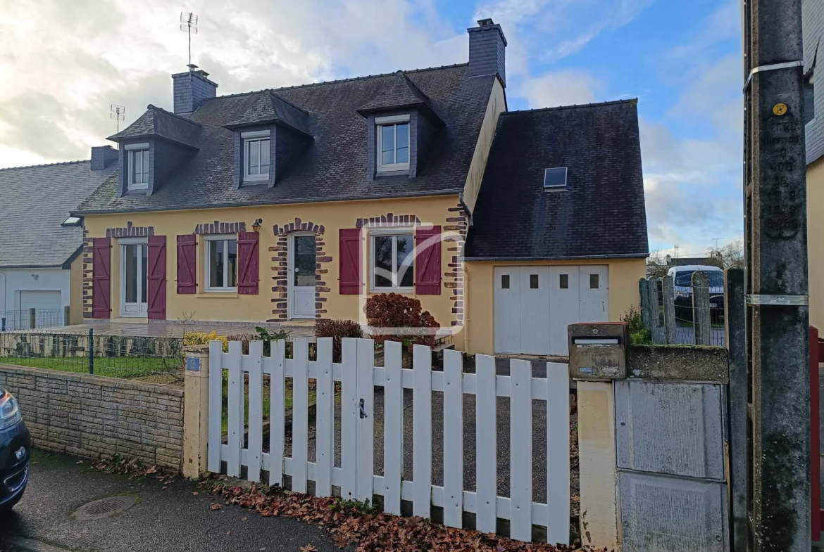 Maison individuelle à Mauron - 125 m² avec 4 chambres et jardin 