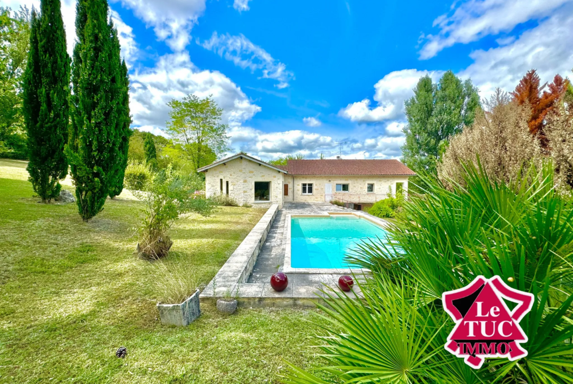 Vente Maison contemporaine avec piscine et jardin de 5111 m² à Penne d'Agenais 