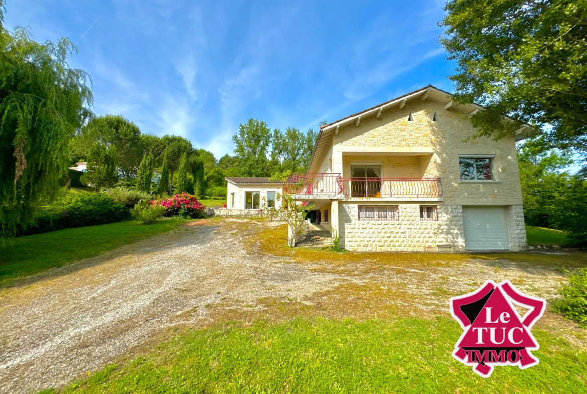 Maison contemporaine avec piscine et jardin de 5111 m² à Penne d'Agenais 