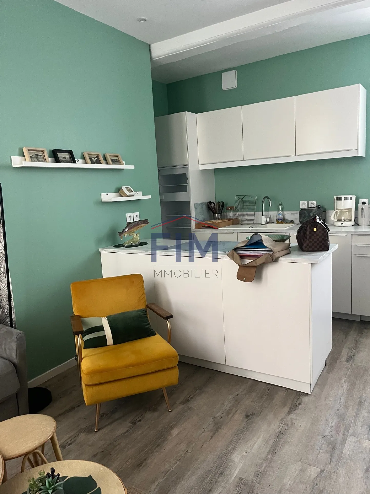 Appartement F2 à vendre meublé en hyper centre de Dieppe 