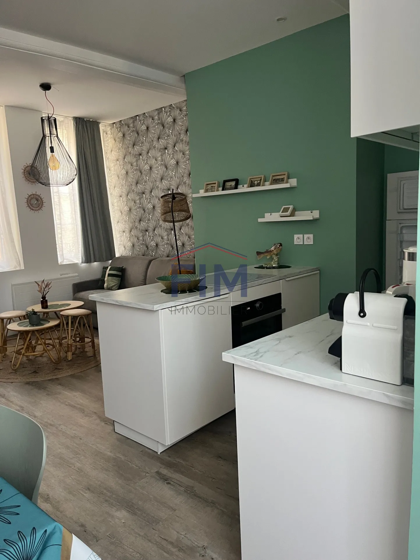 Appartement F2 à vendre meublé en hyper centre de Dieppe 