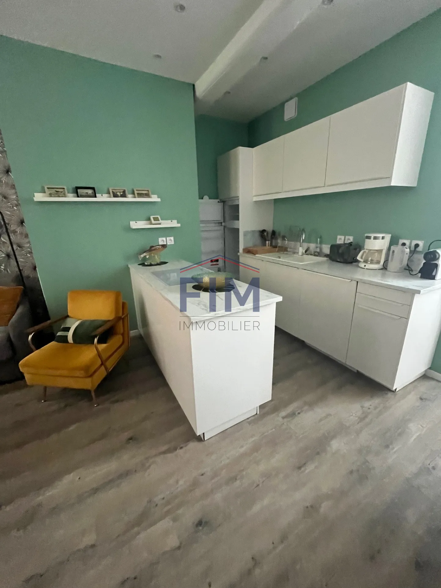 Appartement F2 à vendre meublé en hyper centre de Dieppe 