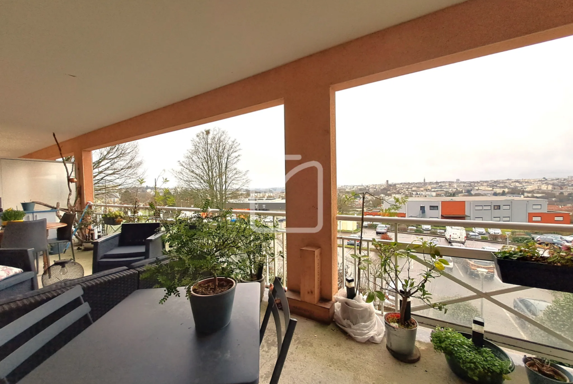 Appartement T2 moderne à vendre à Limoges avec terrasse 