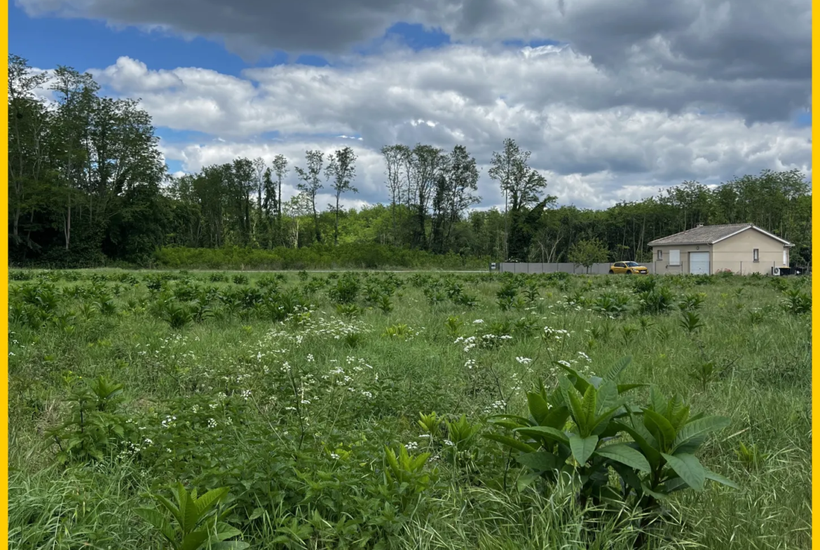 Terrain à bâtir de 940 m² à Landiras - Non viabilisé 