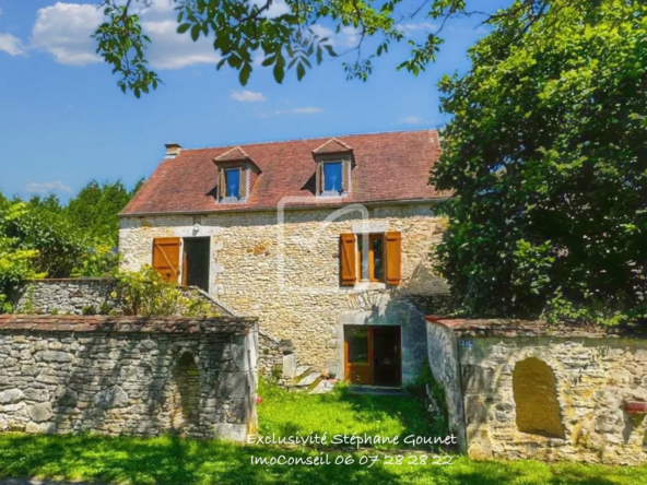 Charmante maison quercynoise à vendre à St Cirq Souillaguet