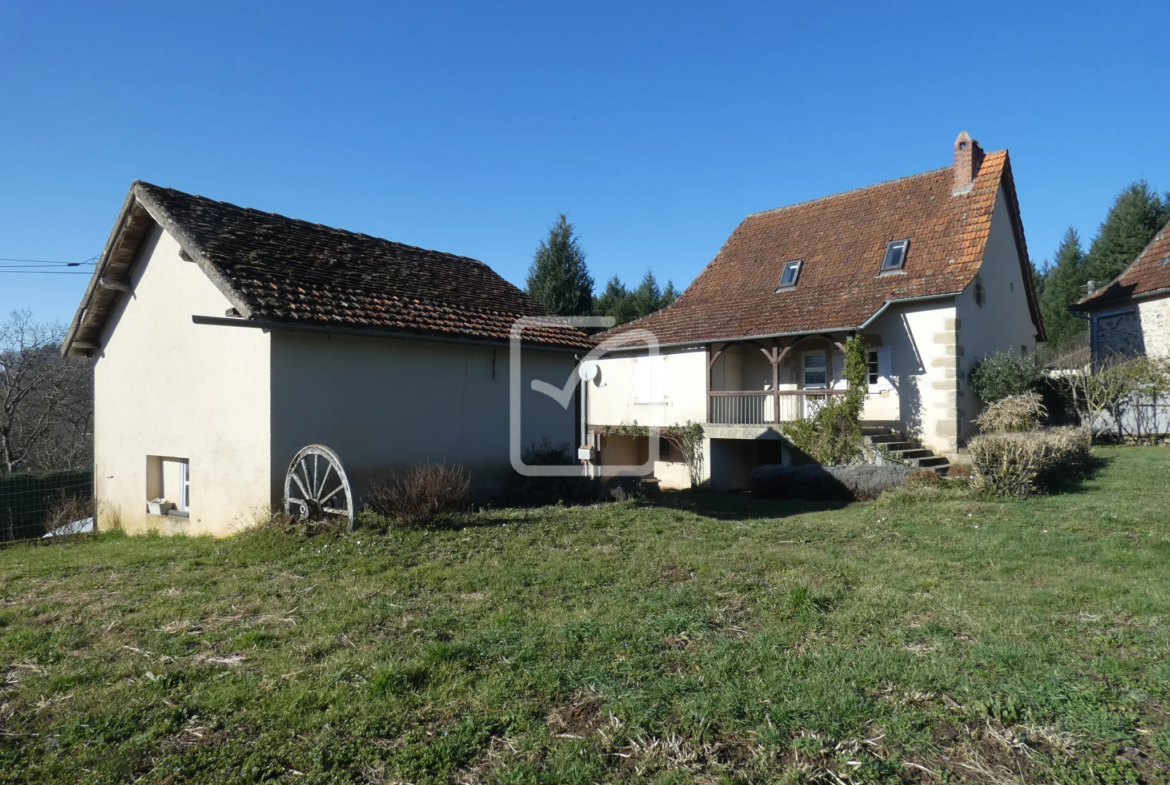 Charmante maison typique à vendre dans le Lot 