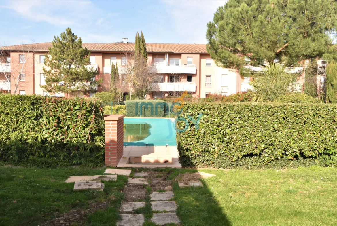 Appartement T2 avec jardin à Fonsorbes 