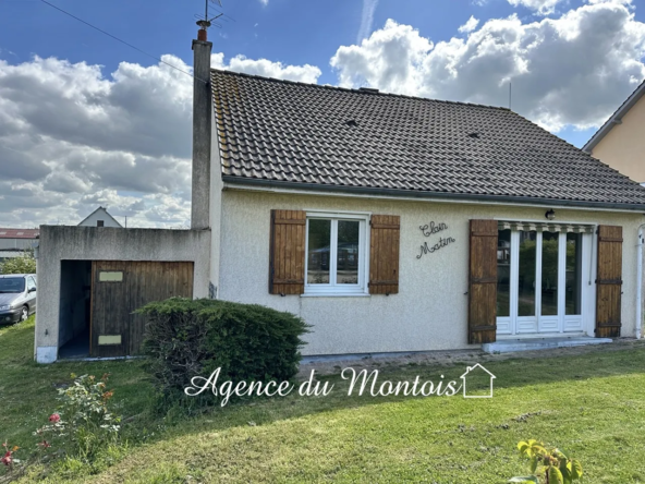 Pavillon à vendre entre Bray et Nogent, 2 chambres, jardin