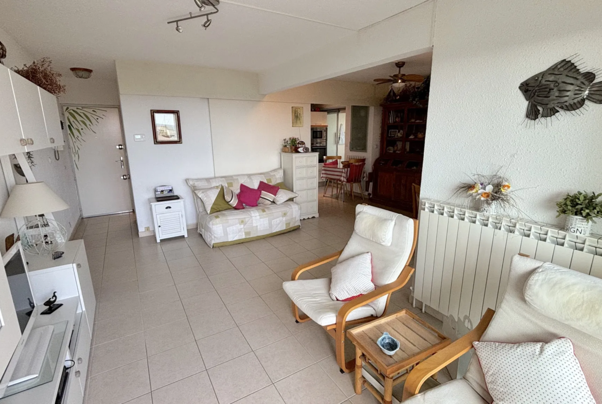 Appartement T2 à Carnon-Plage avec terrasse et vue sur mer 