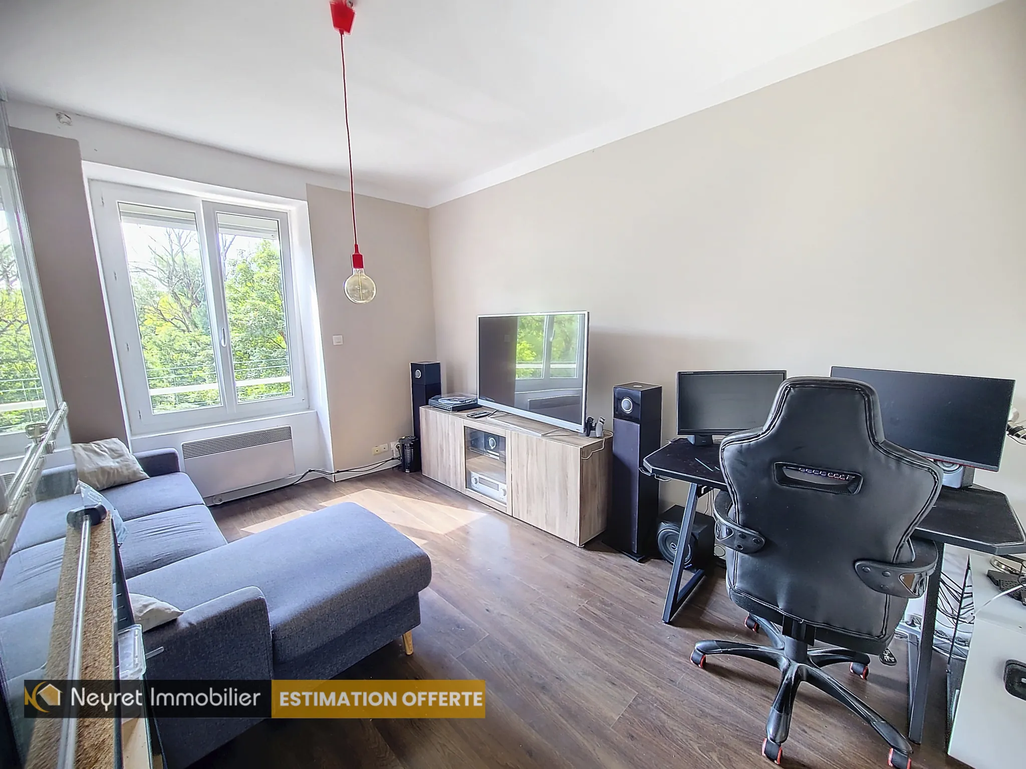 À vendre : Appartement T2 Bis de 75 m² à Vernaison, lumineux et rénové 