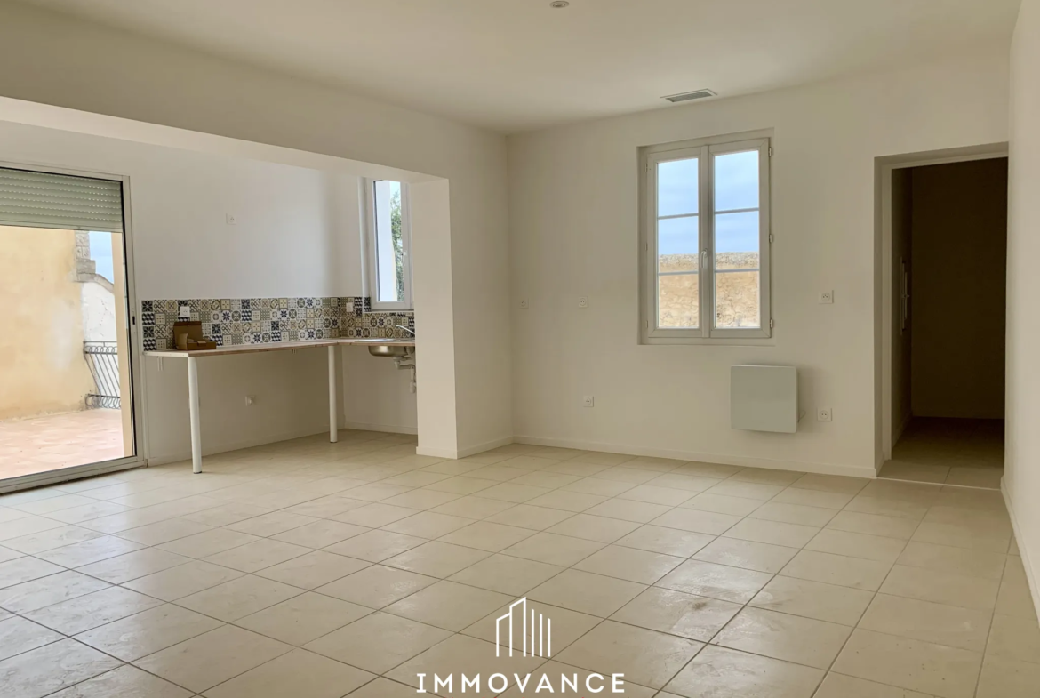 Appartement T3 de 79m2 avec Terrasse de 25m2 à Vauvert 