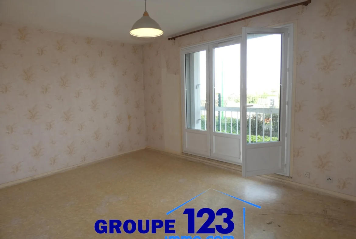 À vendre : Appartement de type 3 à rafraîchir à Migennes 