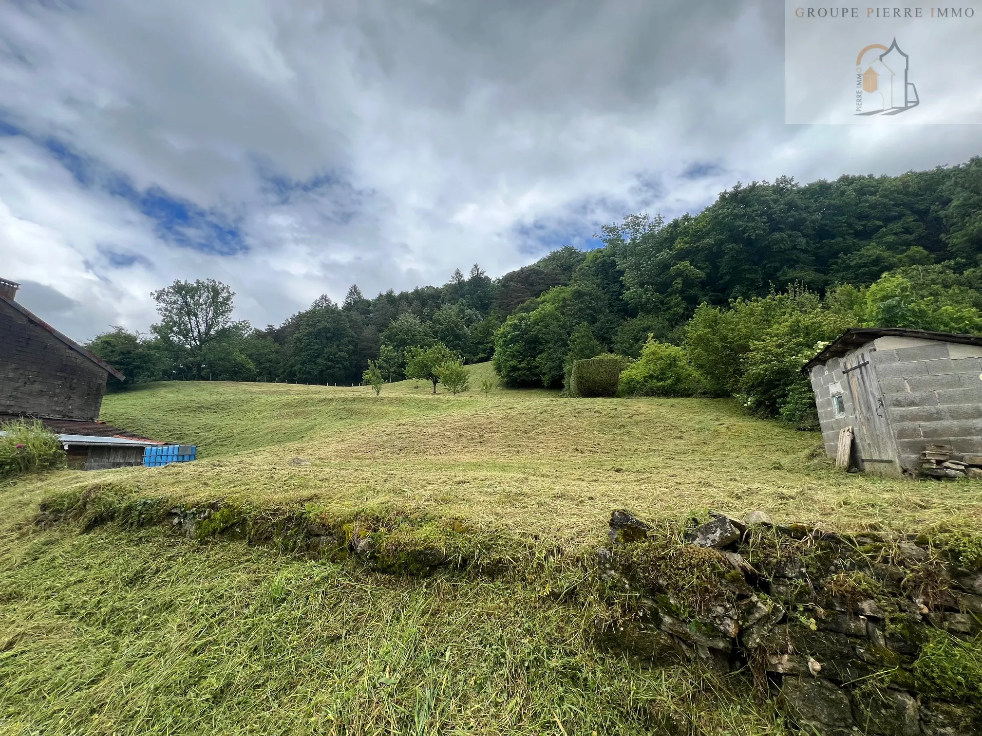 Maison en pierre mitoyenne d'un côté avec 5 chambres à Montrevel 