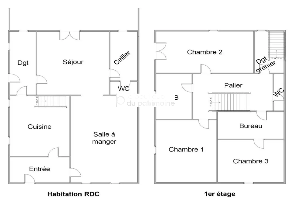 Immeuble à rénover à Bazas, 126 m² avec cour agréable 