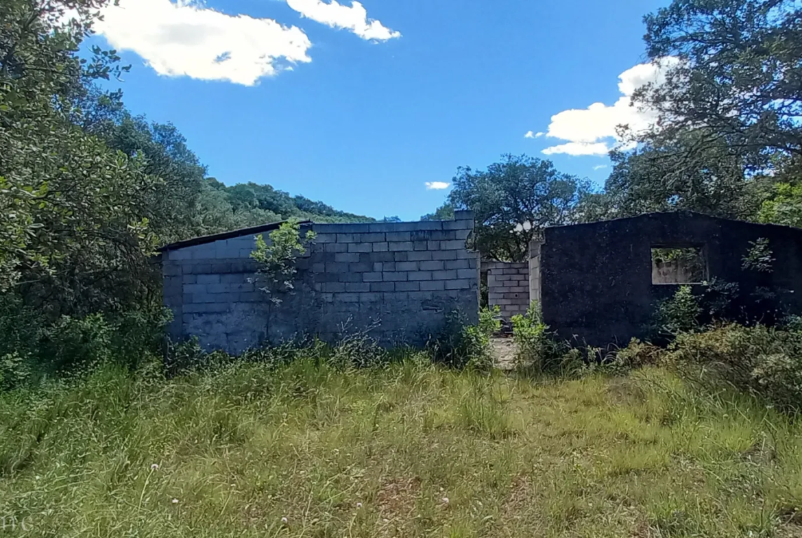 Terrain de loisirs à vendre entre Uzès et Saint Maximin 