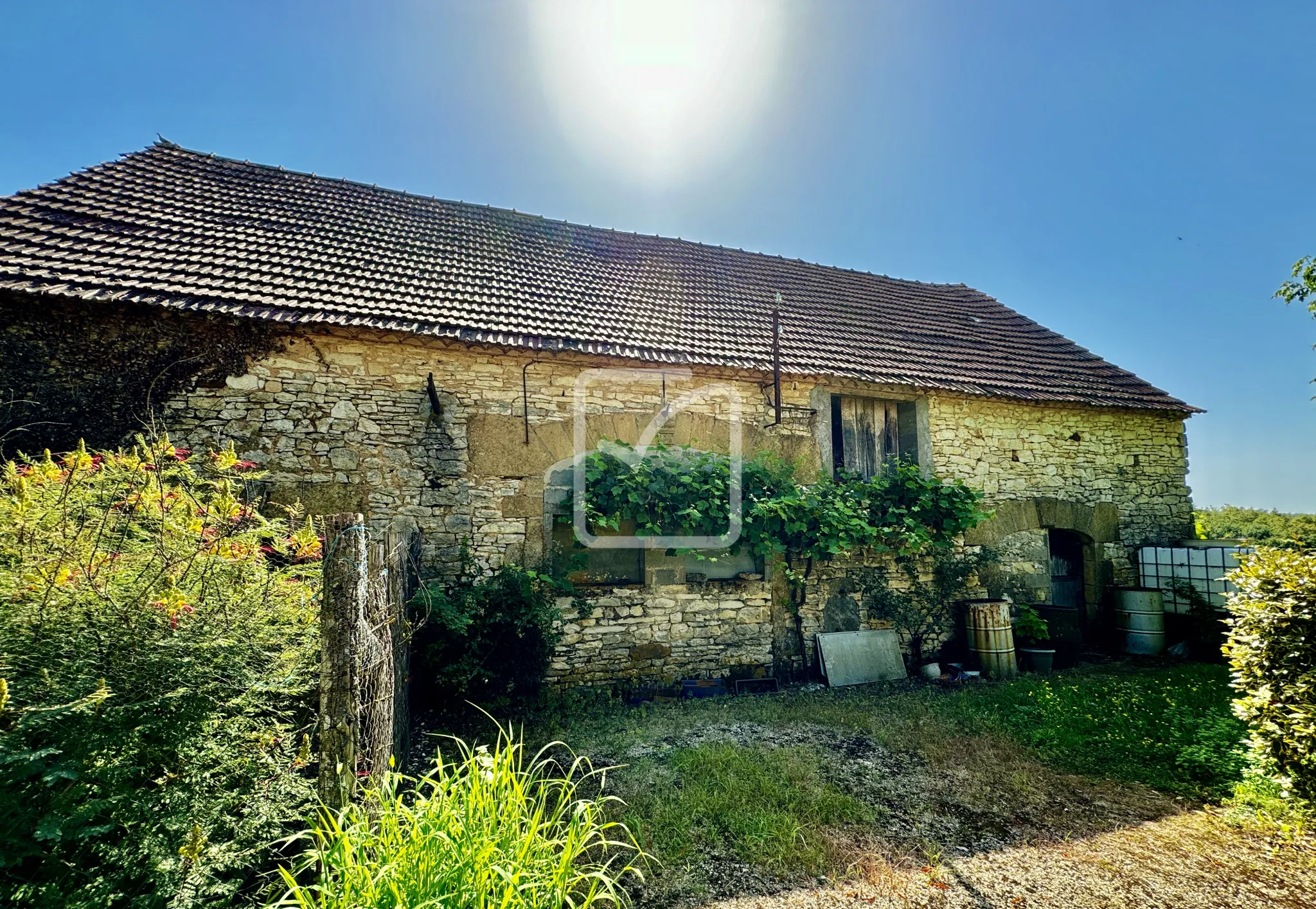 Maison 3 chambres en viager occupé à Degagnac avec grange 