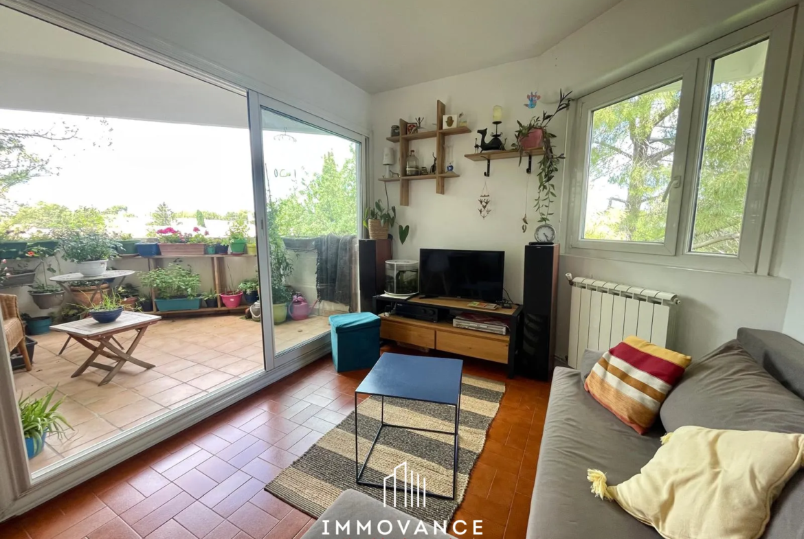 Appartement 88 m² dernier étage avec terrasse à Montpellier 