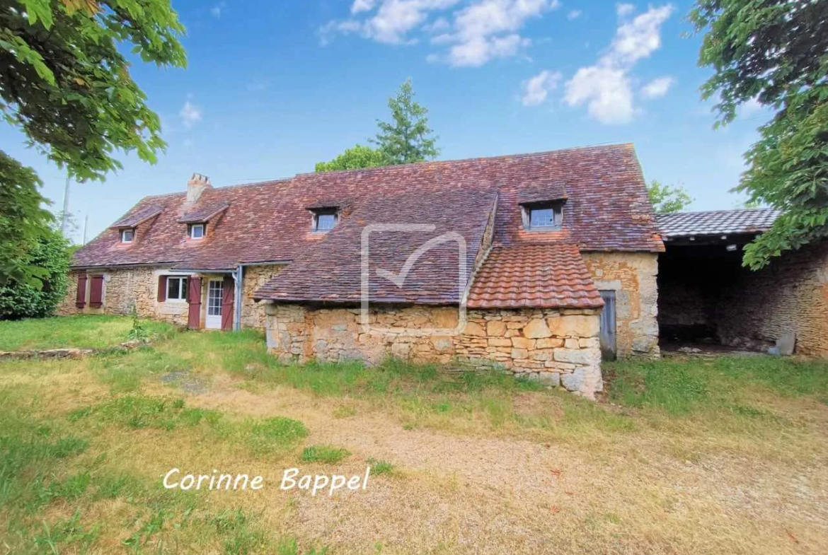 À vendre : 2 maisons anciennes à Cubjac 