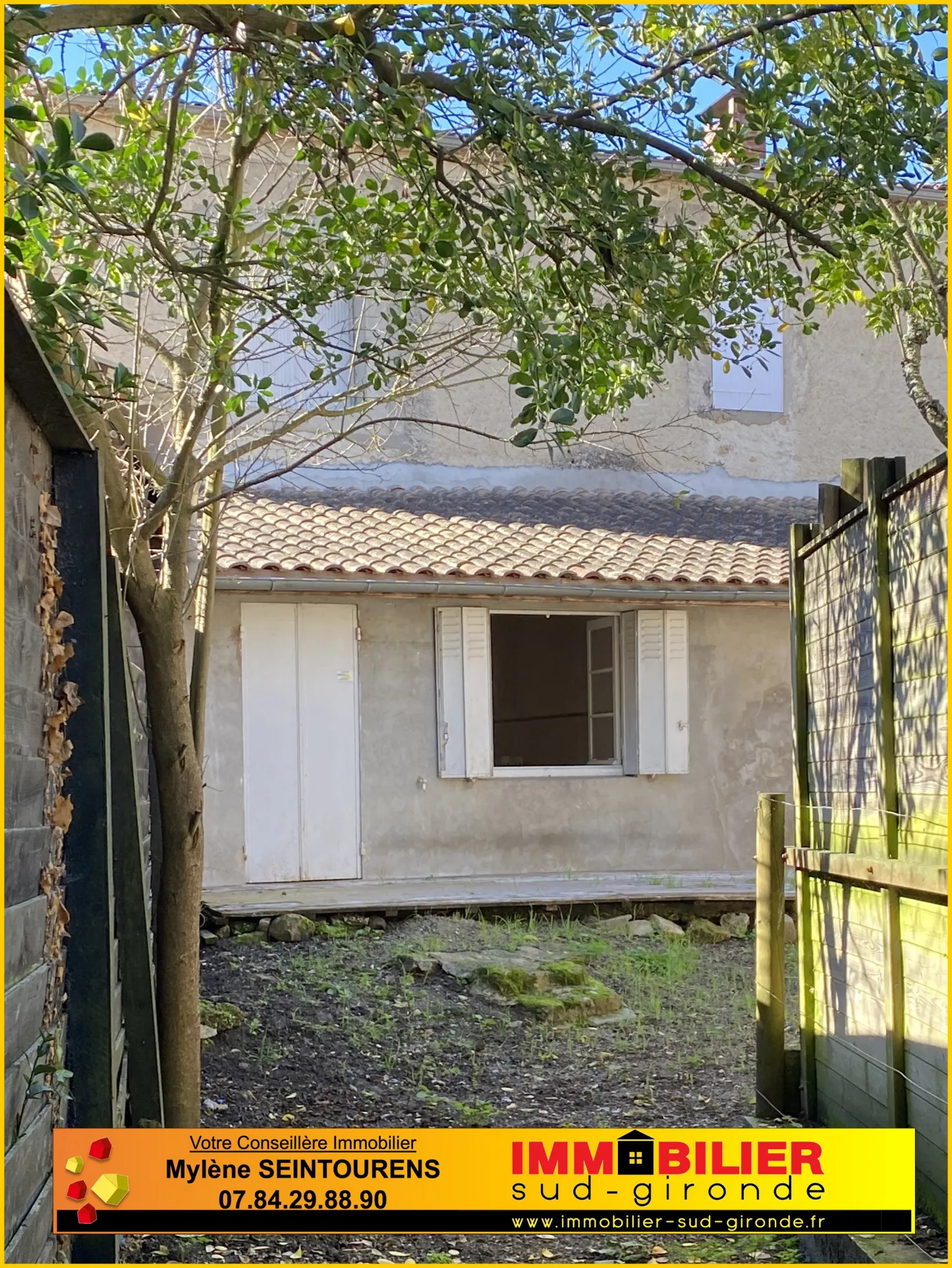 Maison avec jardin au centre-ville de Langon à vendre 