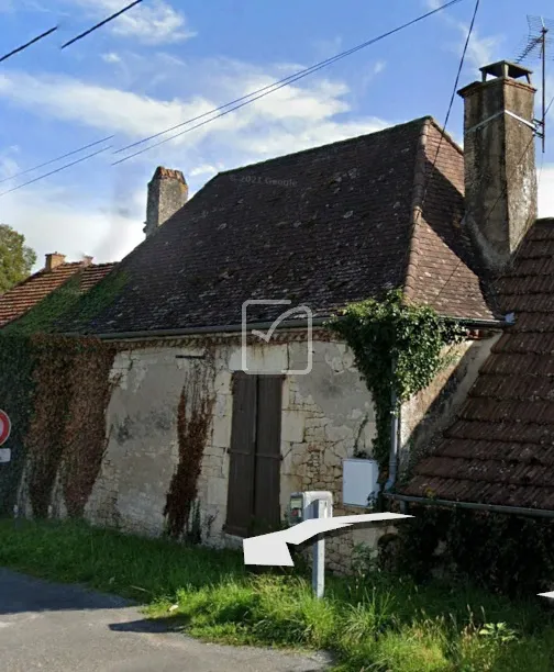 Maison de village en pierres à Cazoules à vendre 