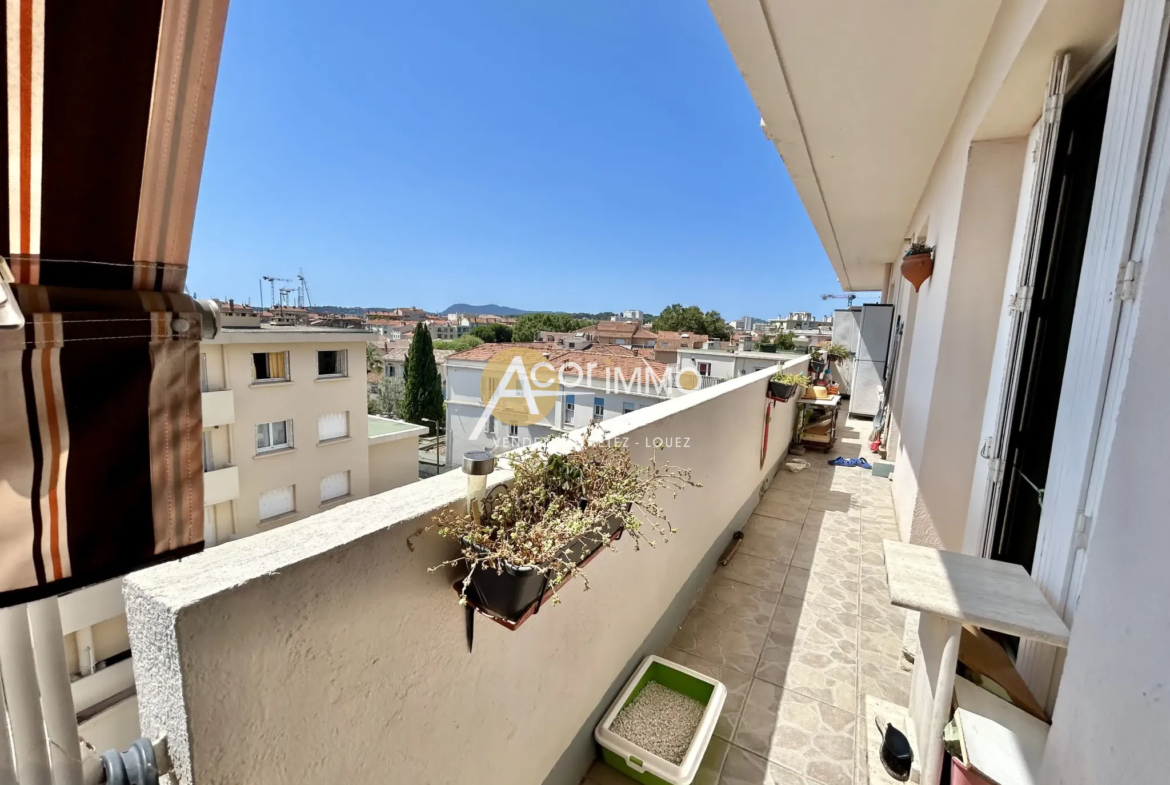 Vente Appartement T3 avec Ascenseur et Balcon à Toulon Ouest 