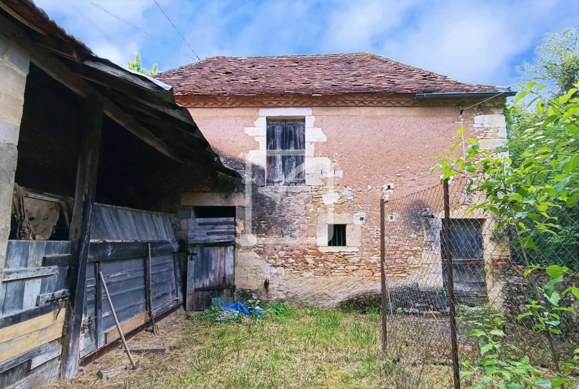 Périgourdine ancienne à restaurer à Savignac les Églises 