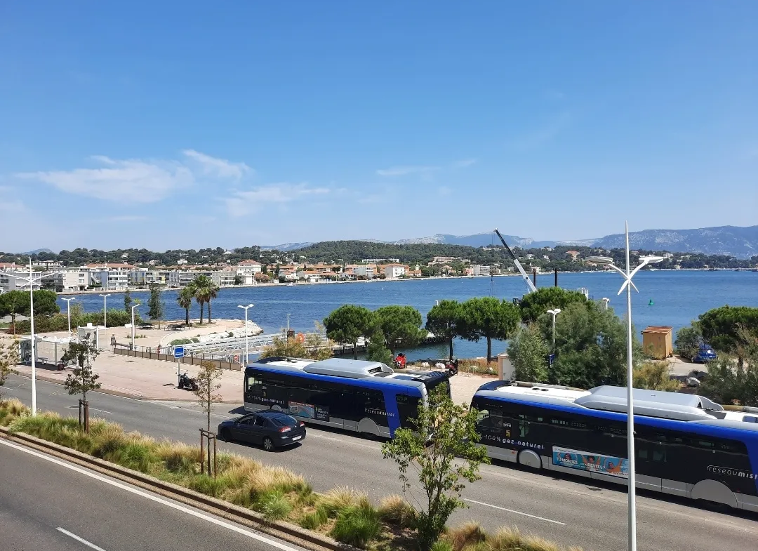 Studio avec vue mer aux Sablettes à 200 mètres de la plage 