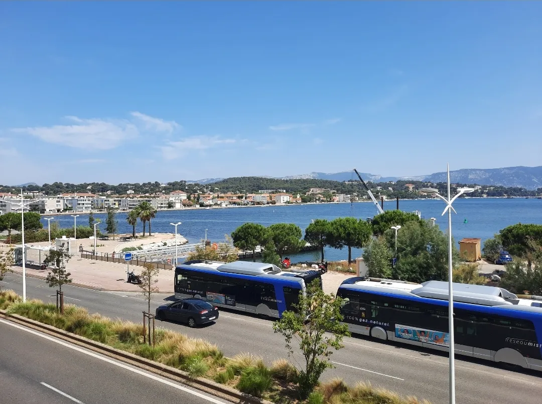 Studio avec vue mer aux Sablettes à 200 mètres de la plage 