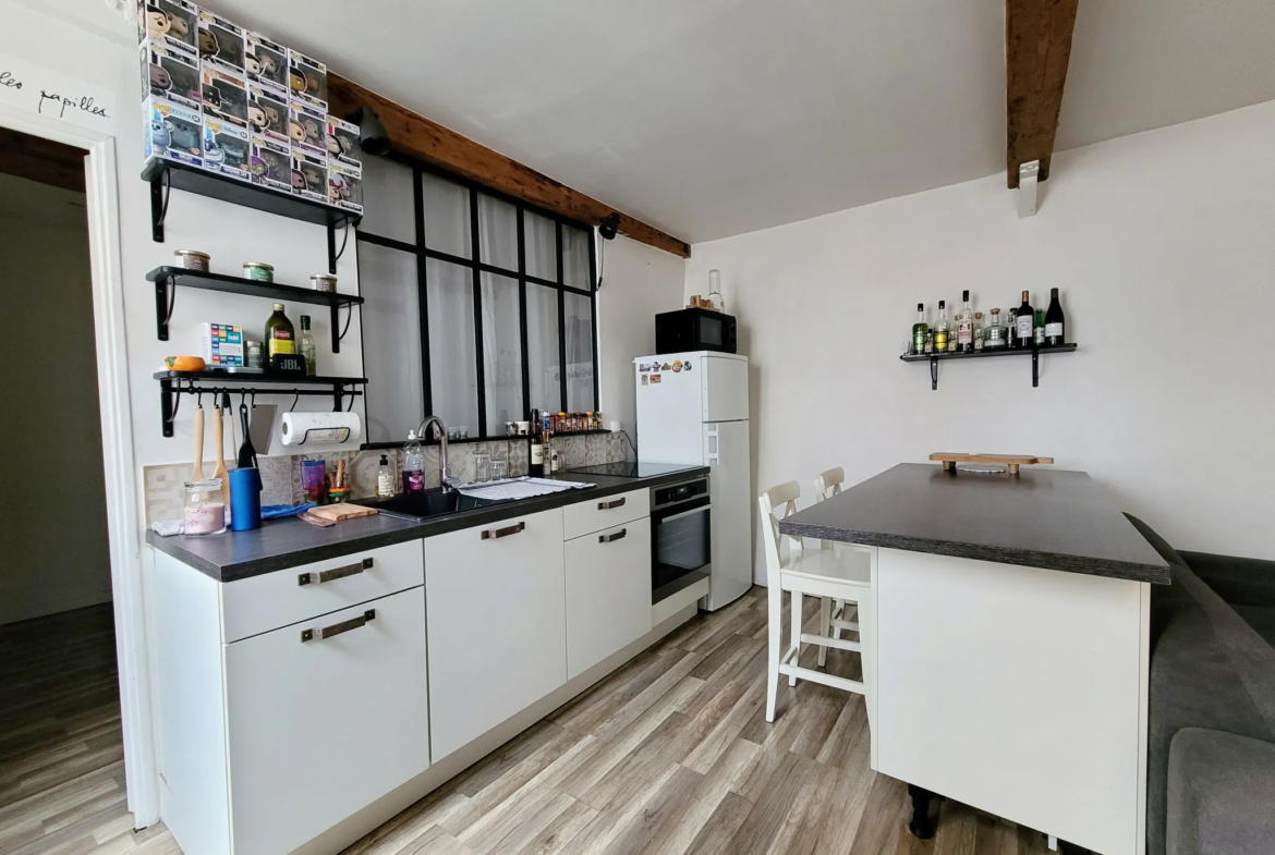 À vendre : Appartement T2 rénové de 44 m² au centre-ville de Trévoux 